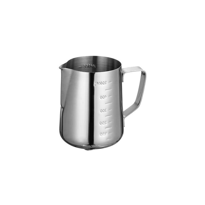 Factory Direct Stainless Steel Latte Art Cup, Pointed Spout Coffee Pitcher, Graduated Milk Frothing Pitcher for Coffee Tools