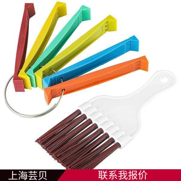 (Color Comb + Brush) Air Conditioner Fin Straightening Tool Condenser Cleaning Brush Radiator Dust Removal Accessory