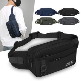2026 New Men's Single Shoulder Bag Casual Lightweight Phone Crossbody Bag Multi-layer Storage Fashion Chest Bag Sports Waist Bag