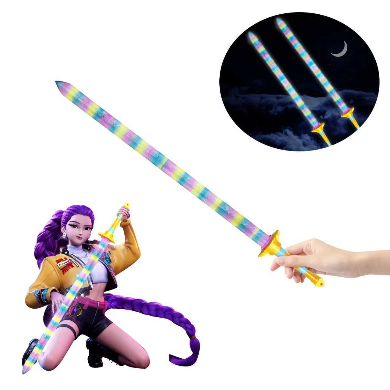 Kpop Demon Hunter Lumi Long Sword Cosplay Prop
