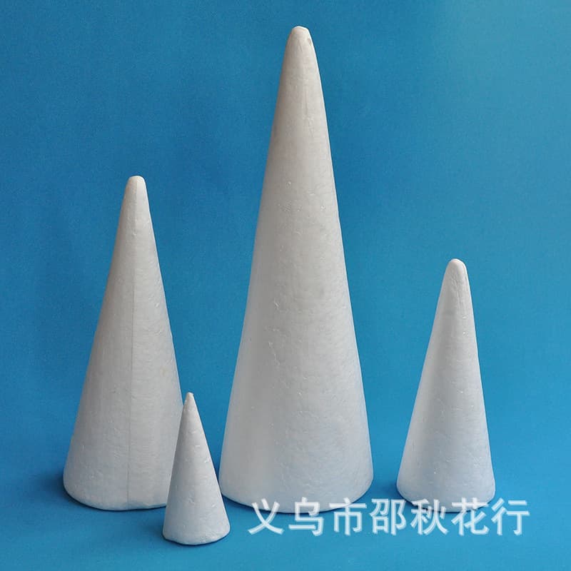 Hot-selling Foam Cones, Polystyrene Cones for Christmas, Angel Bodies, Multiple Models Available Manufacturer Direct
