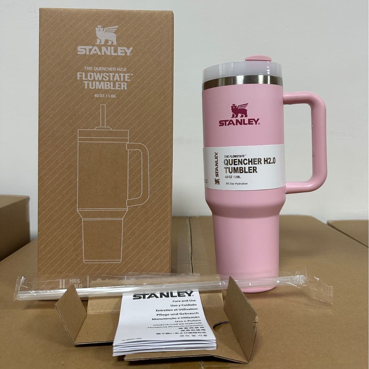 Cross-border Amazon eBay Stanley Cup Stanley 2nd Gen 40OZ Stainless Steel Car Thermos Mug
