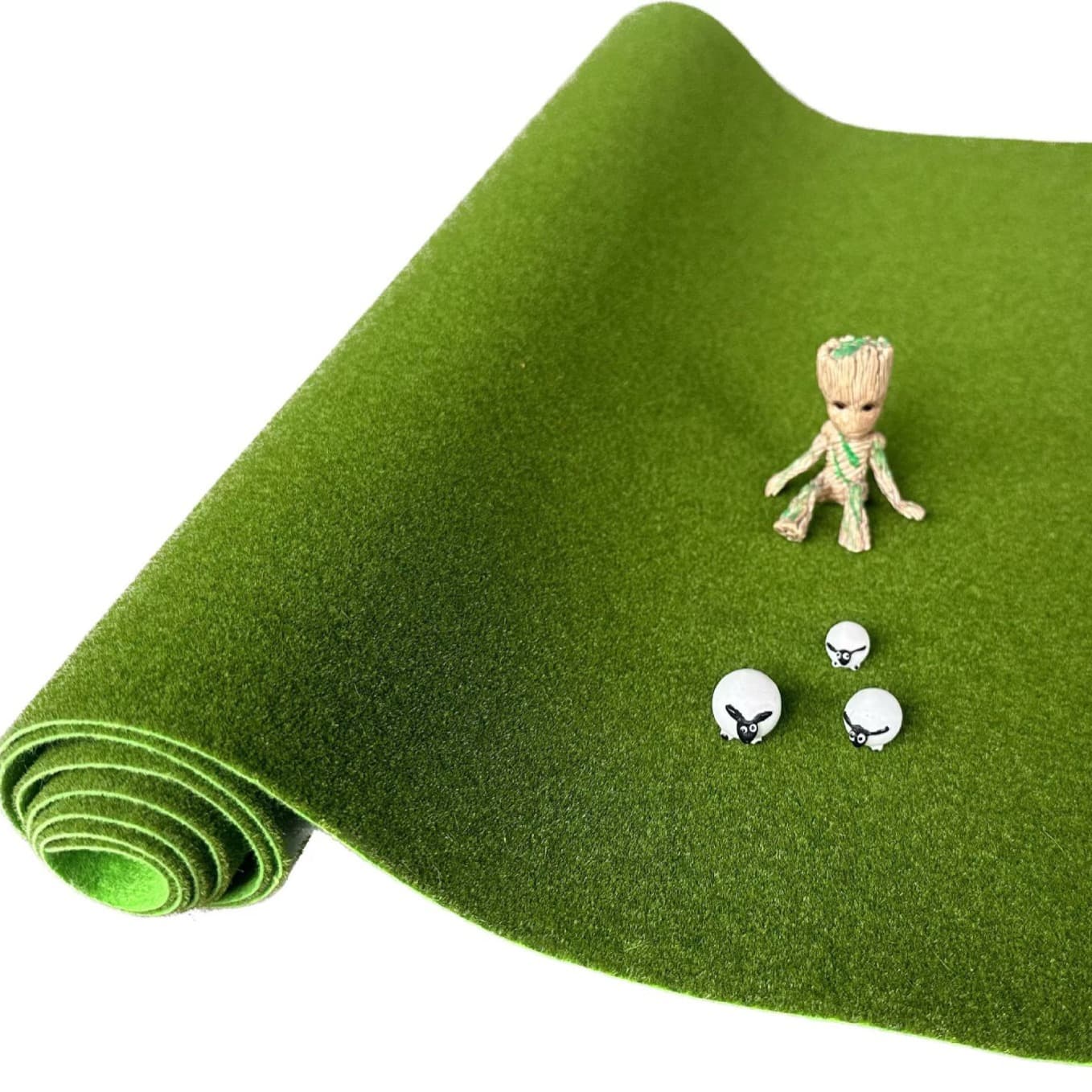 ✅ Moss, green grass, lawn, turf, background wall, window display, bonsai, green plant decoration, artificial green
