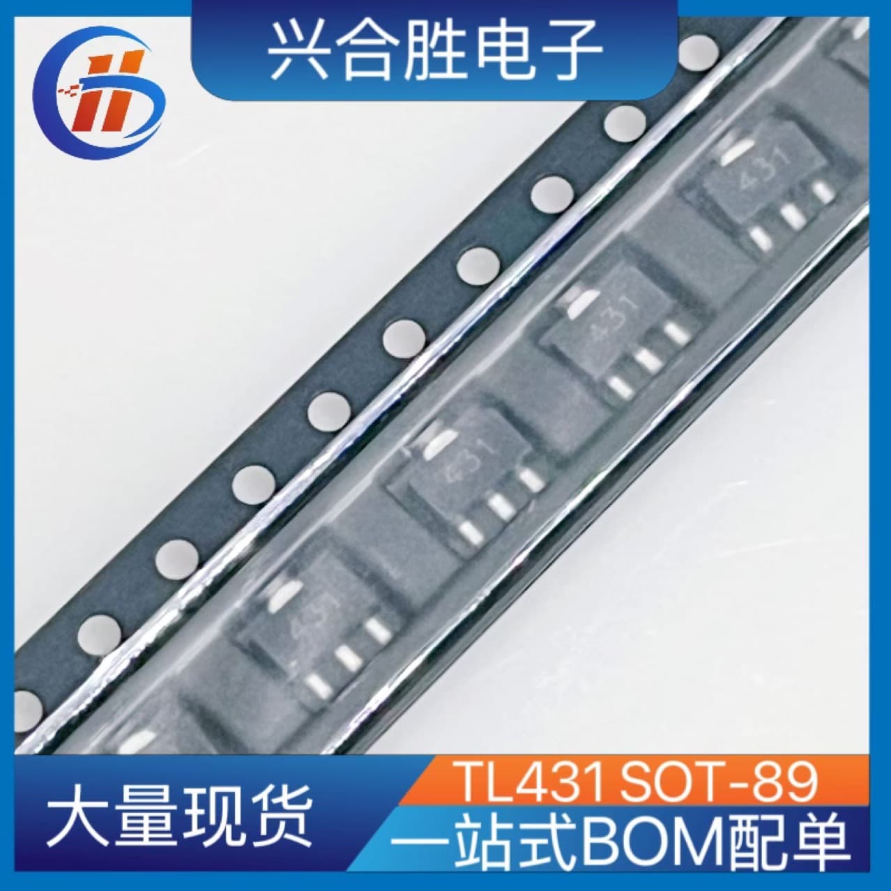 CJ Changjiang CJ431 TL431 SOT-23 /SOT-89 TO-92 adjustable voltage reference chip.