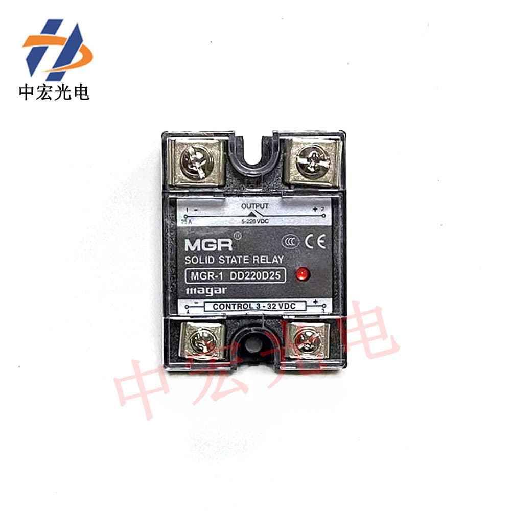 SSR Single-Phase Solid State Relay 25A DC-DC Control DC MGR-1 DD220D25 Meigel