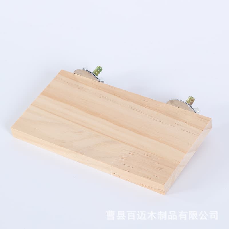 Amazon Hamster Solid Wood Jump Platform, Bird Cage Accessories, Hanging Platform, Climbing Parrot Stand, Bird Perch Platform