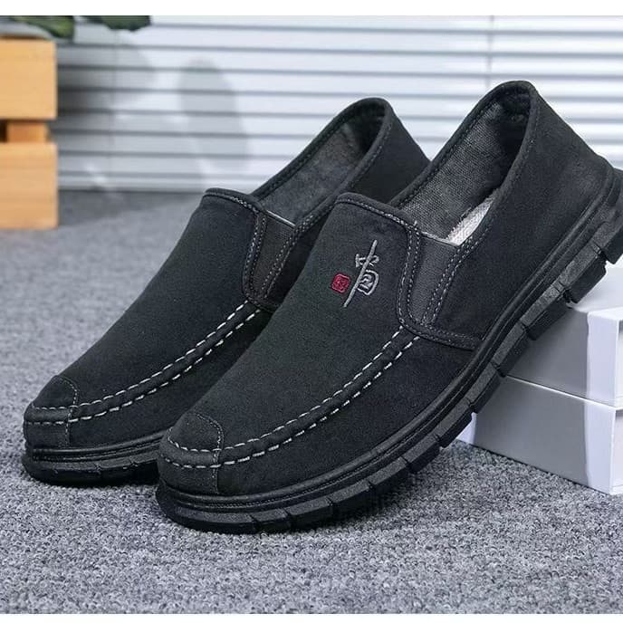 Casual Shoes Spring/Autumn Men's 2025 Comfortable Old Beijing Cloth Shoes Versatile Dad Shoes for Middle-Aged and Elderly Men