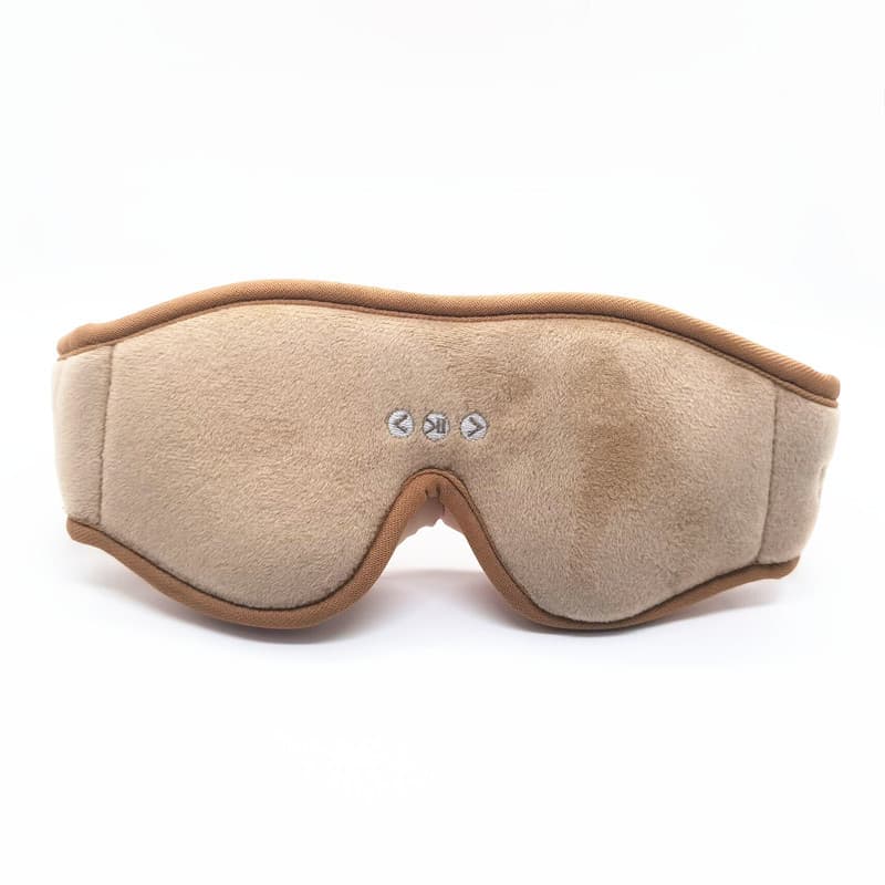 New 3D Customized Bluetooth Eye Mask Music Eye Mask Comfortable Headphones Embroidered Buttons Bluetooth Headphones Foreign Trade Model Charging