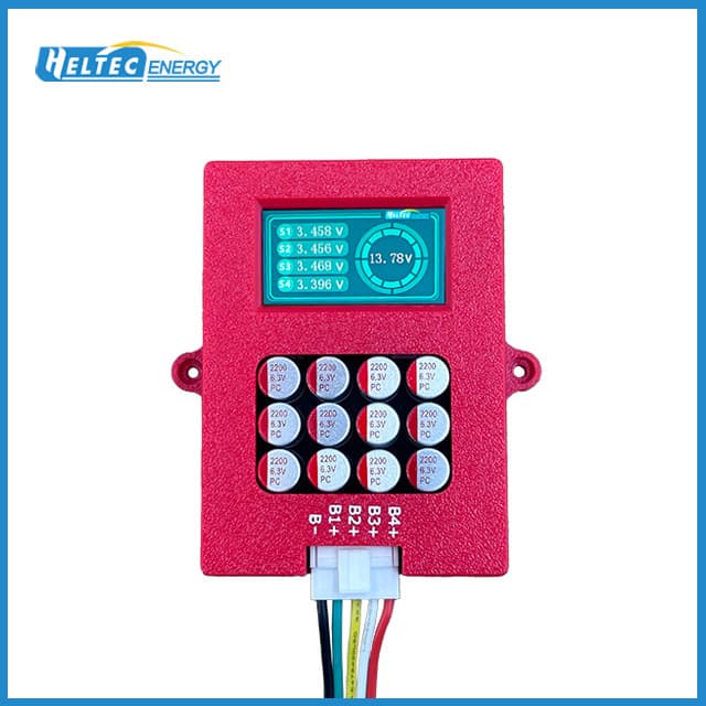 Heltec 4S 6S 8S Ternary Lithium LiFePO4 LTO Battery Active Balancer with Voltage Display