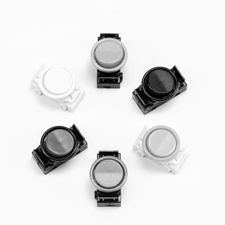 Black and white plug-in rocker switches for various lamps, rocker switch, plug-in switch