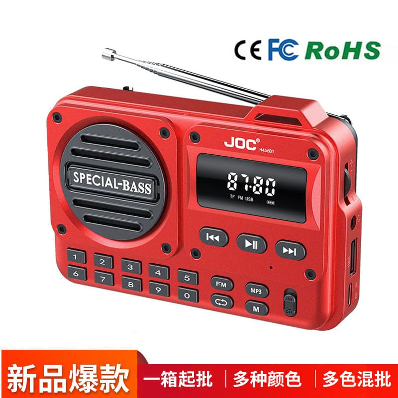 Portable Radio Multi-Function Card Slot Rechargeable Bluetooth Recorder Bluetooth Radio Factory Direct for Export