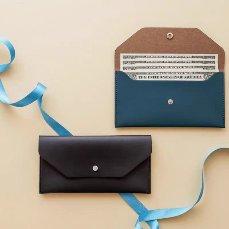 Korean-style PU leather wallet, Temu bestseller, long minimalist coin purse, solid color card holder and coin wallet