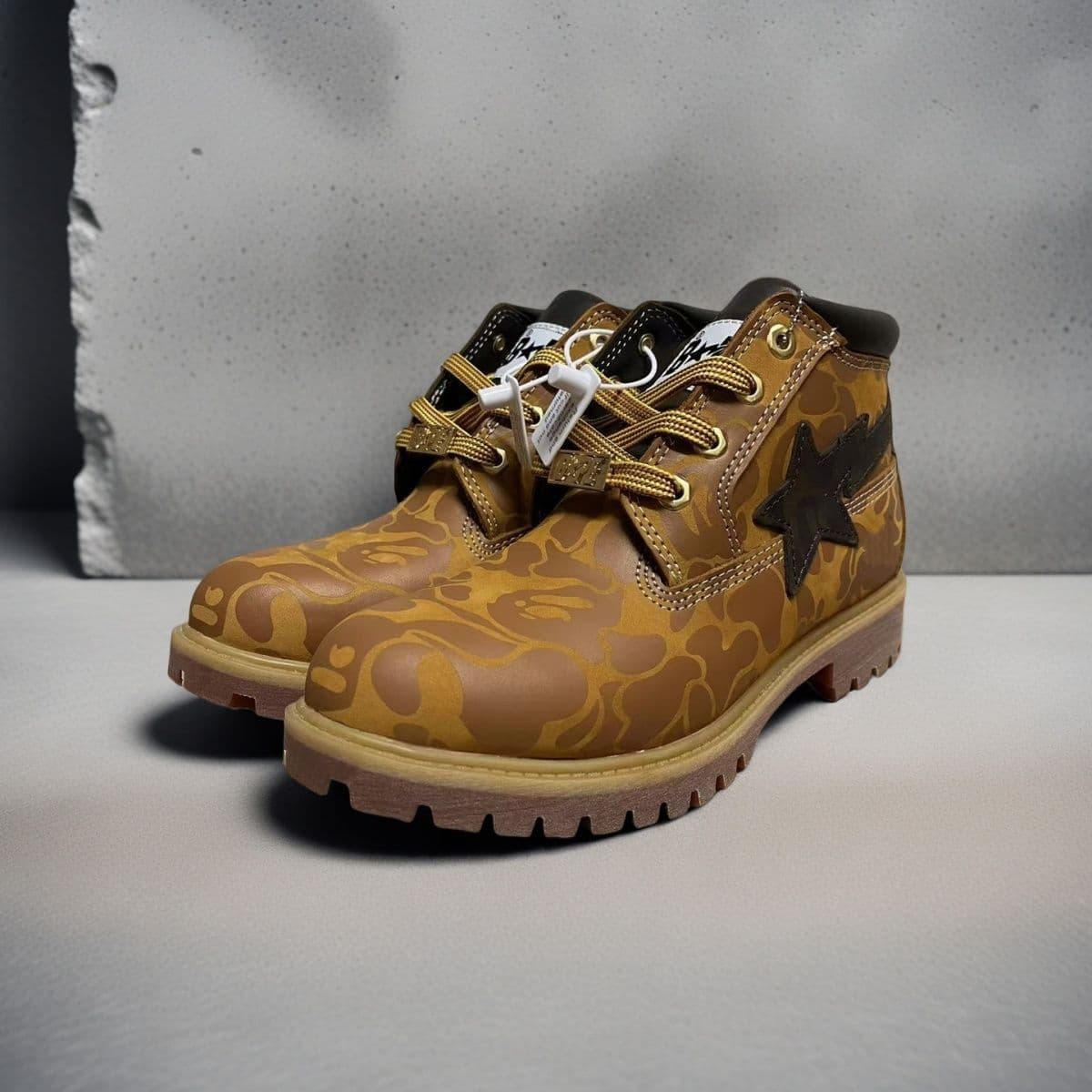 Collaboration Edition 2025 New Model Cold-Proof Waterproof Heavy-Duty Outdoor Yellow Boots Martin Boots Yellow Boots Yellow