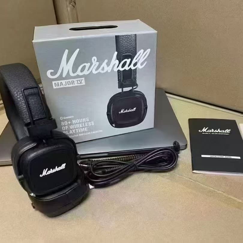 MARSHALL Major IV Over-Ear Bluetooth Headphones Fourth Generation Rock Wireless Bass Headset