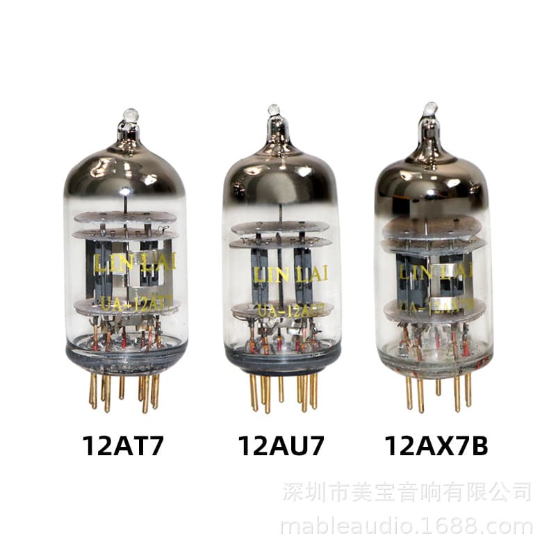 Linlai Audio Tube UA-12AX7 UA-12AU7 UA-12AT7 Gift Box Set Price for 1 Pair