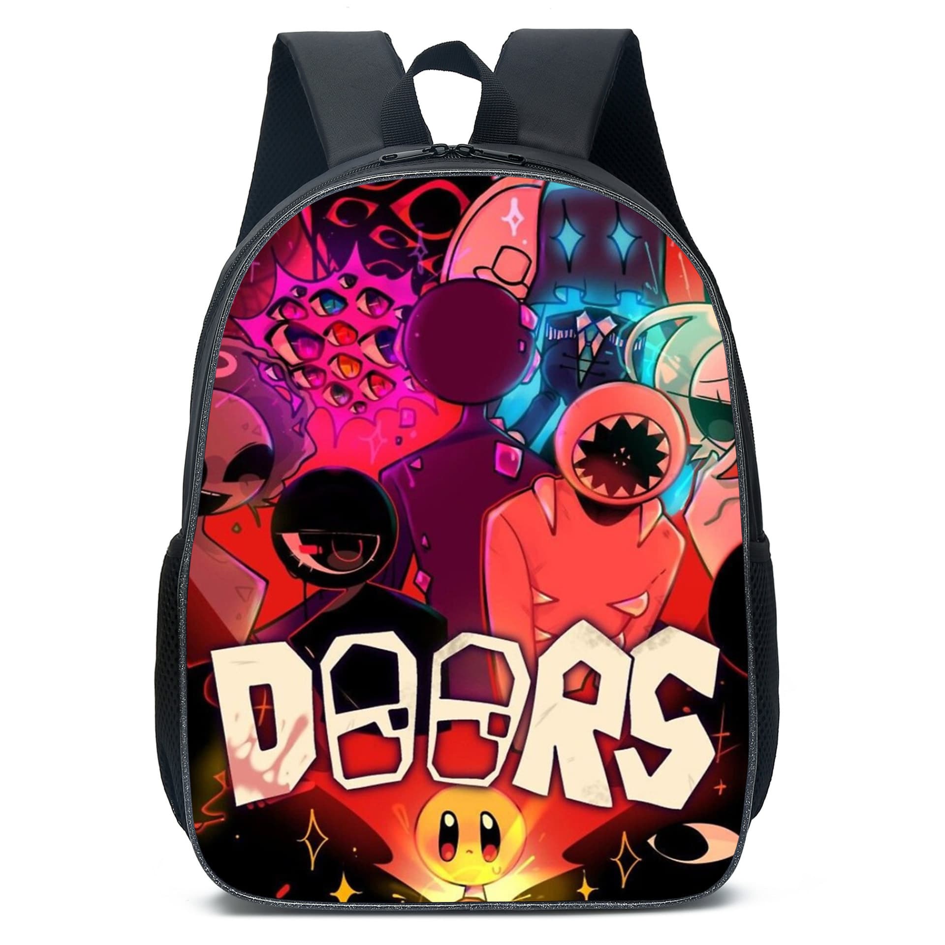 Doors Roblox Figure Escape Door Backpack for Kids, Cartoon Anime School Bag for Elementary Students