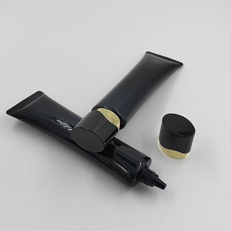 New 40ml Primer BB Cream Black Tube Cosmetic Packaging Foundation Liquid Tube Makeup Essential