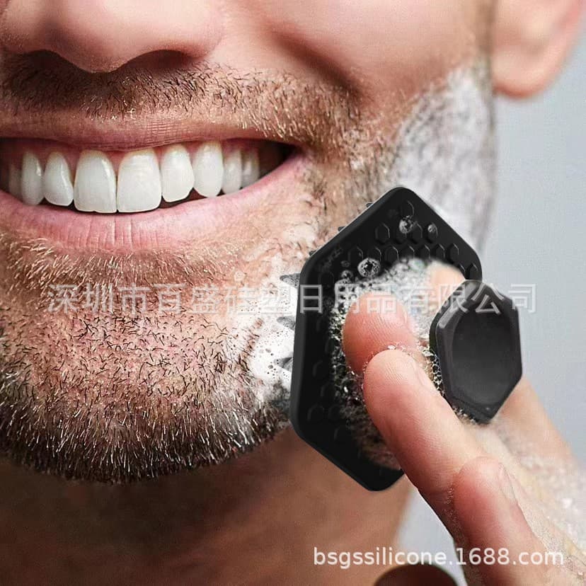 Multi-functional manual silicone facial cleanser with soft massage pad for comedone removal