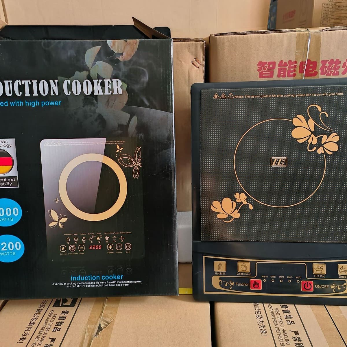 INDUCTION COOKER Multifunctional Induction Cooker for Home Use, Hot Pot, Magnetic Control, Export