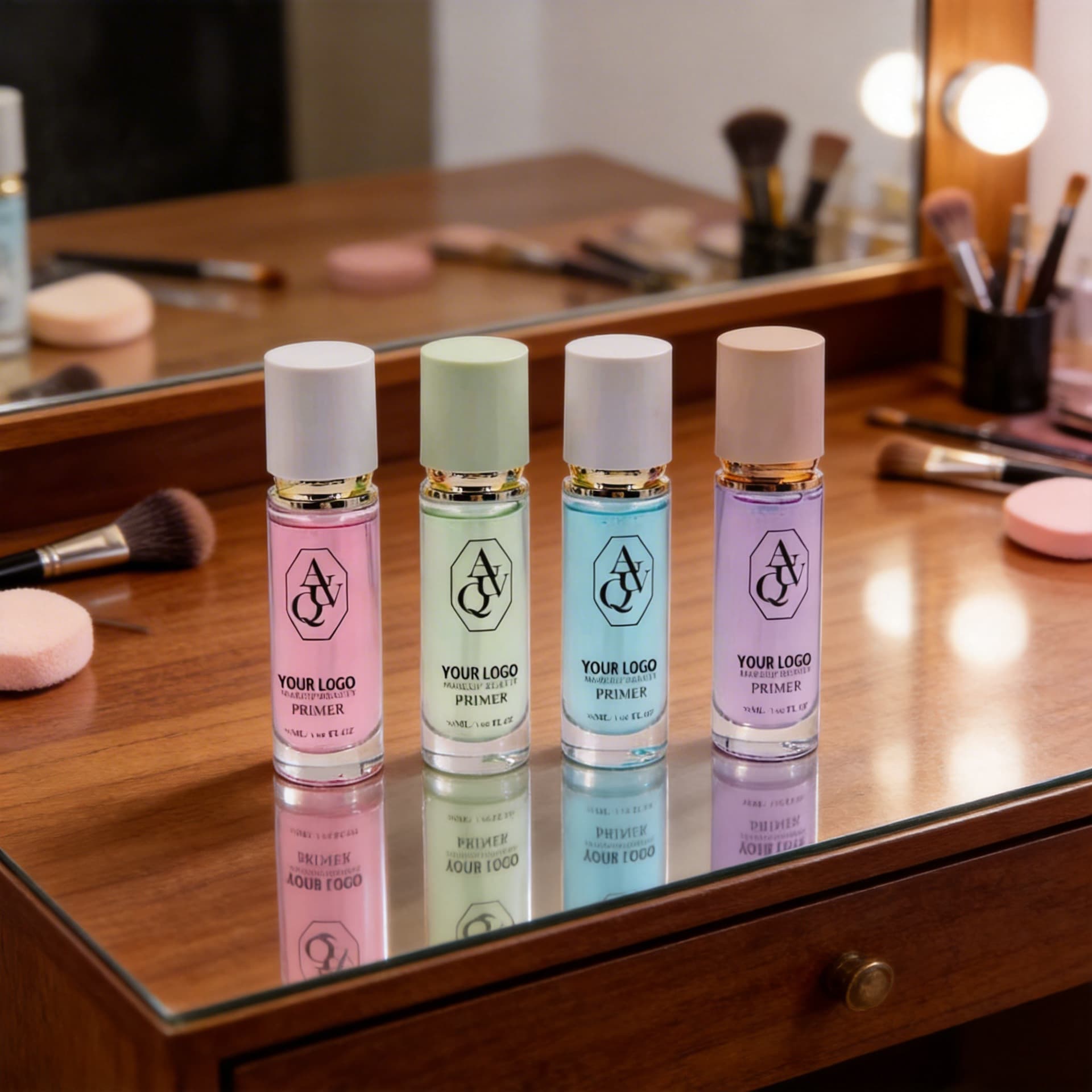 Cross-border Primer non-logo small batch printable moisturizing makeup primer jelly texture makeup primer foreign trade