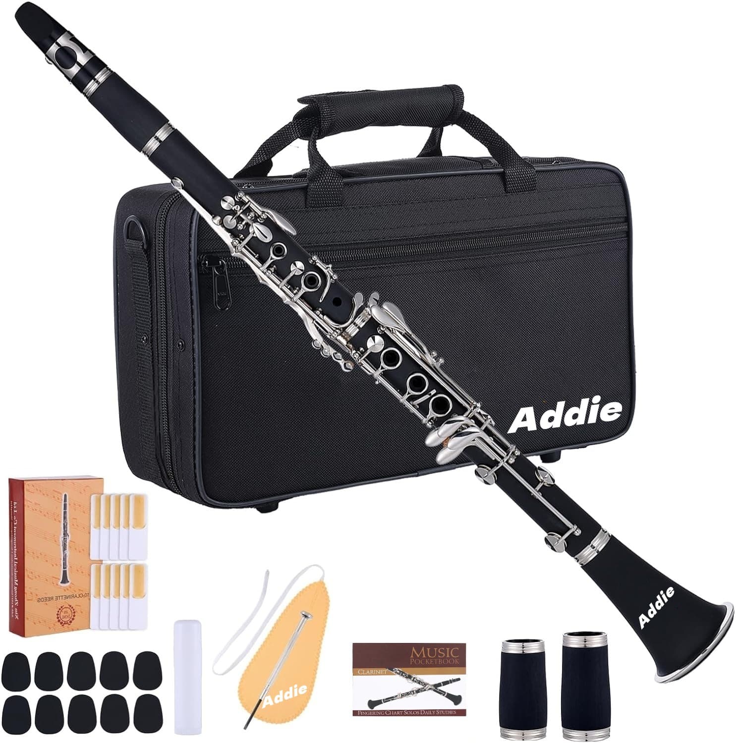 Cross-border Supply of Bakelite Clarinet B-flat Bakelite Clarinet for Children, Students, and Beginners Playing Musical Instrument Clarinet