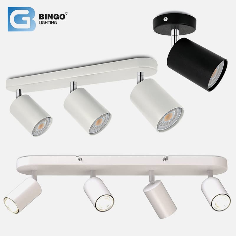Surface-mounted Ceiling Anti-glare Dual-head Triple-head LED Spotlights for Home Decoration Bedroom Dining Room Ambient Lighting Without Main Light