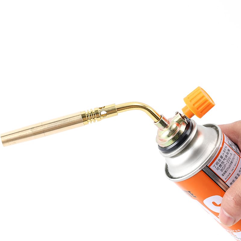 7001 Spray Gun Handheld Cartridge Gas Can Flamethrower Baking Ignition Gun for Home and Outdoor BBQ High-Temperature Welding Torch Igniter