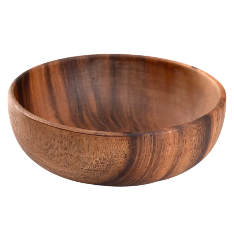 Jujube wood bowl Japanese jujube wood rice bowl acacia wood bowl solid wood bowl large soup noodle bowl tableware