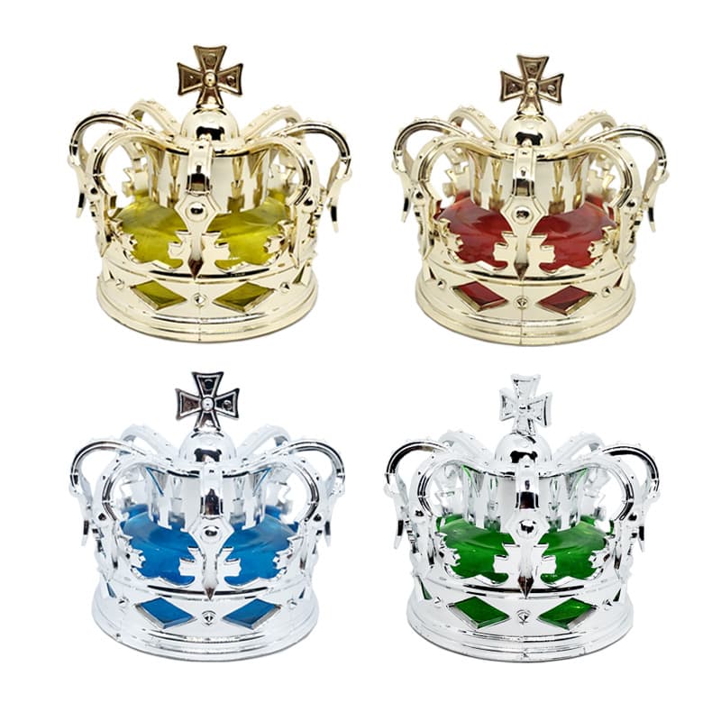 Car Perfume Holder Car Aroma Diffuser Vehicle Interior Fragrance Creative Crown-Shaped Decorative Ornament