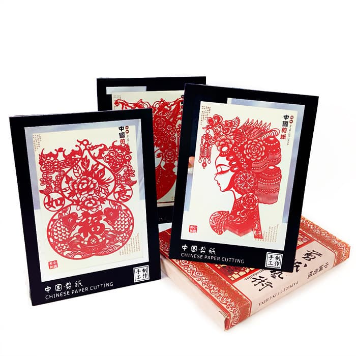 Chinese Style Unique Folk Handicraft Paper-Cut Ornaments Gifts for Foreigners Abroad Xi'an Tourism Souvenirs