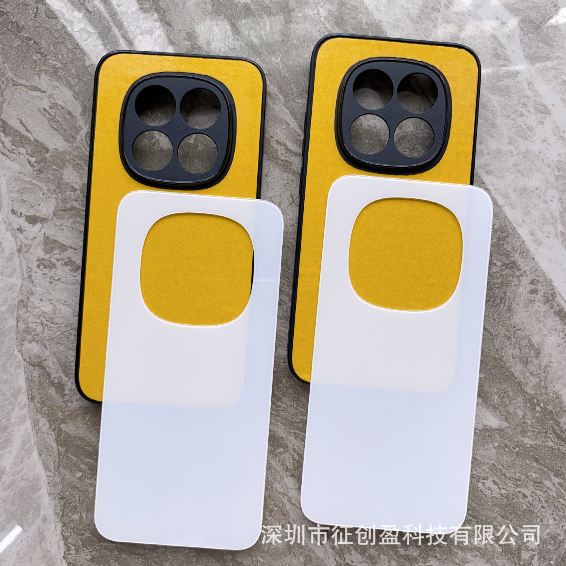 Compatible with Redmi Note 15 Pro 5G Glass Heat Transfer Phone Case Blank DIY Semi-Finished Sublimation Phone Case