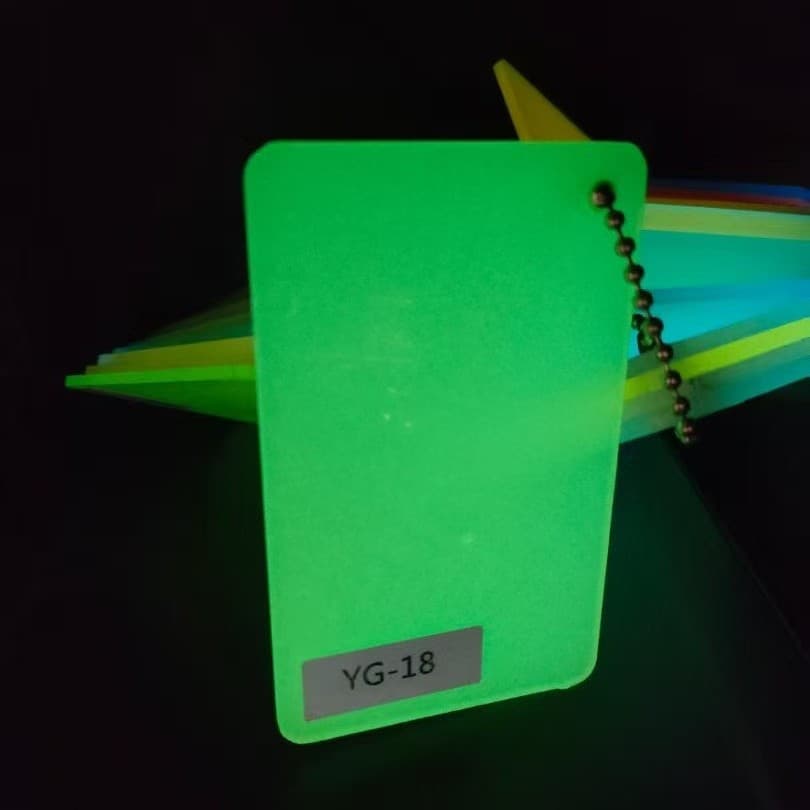 Caiyu new material luminous plate multi-color light-absorbing acrylic plexiglass plate color-changing casting plate color