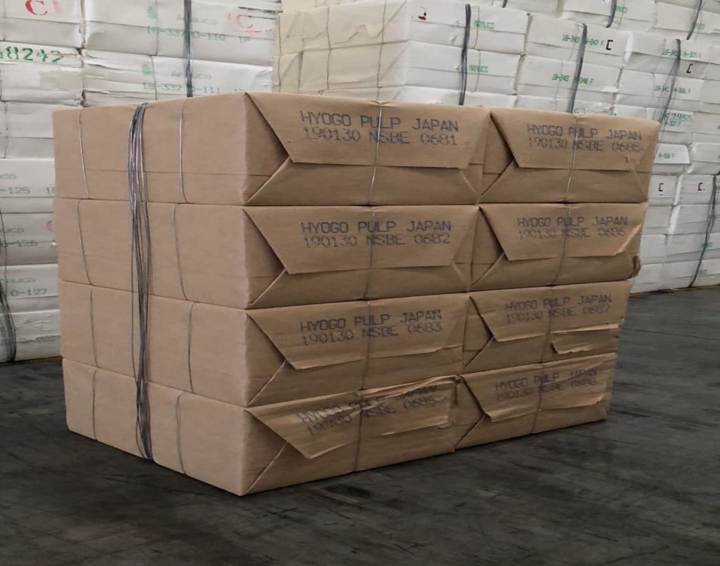 Unbleached softwood pulp, ample supply, papermaking raw material