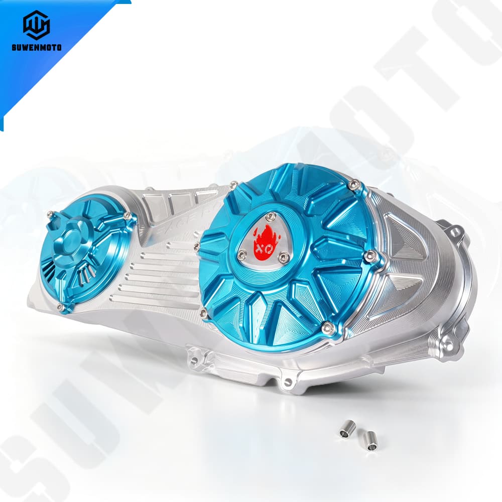 CNC Transmission Cover for VESPA Primavera Sprint Modification, Vespa 125/150 Engine