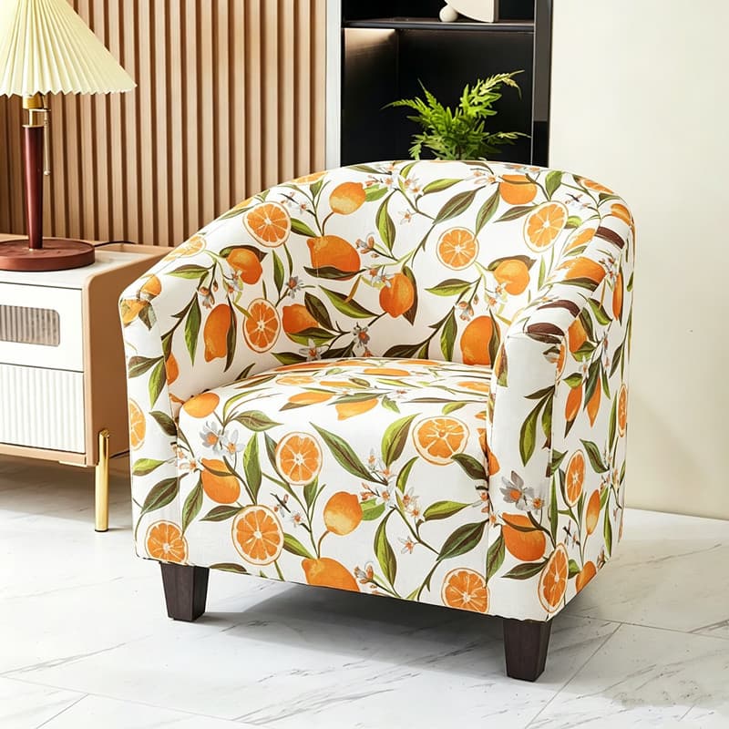 Cross-border new bathtub armchair sofa cover All-inclusive elastic single sofa cover U-shaped sofa chair cover