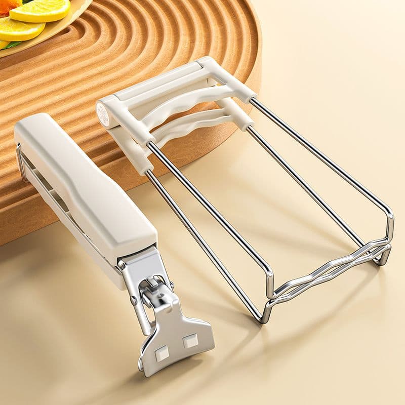 Silicone Non-slip Heat-resistant Bowl Clamp, Kitchen Plate Lifter, Household Tongs for Steamed Dishes, Pot Clip