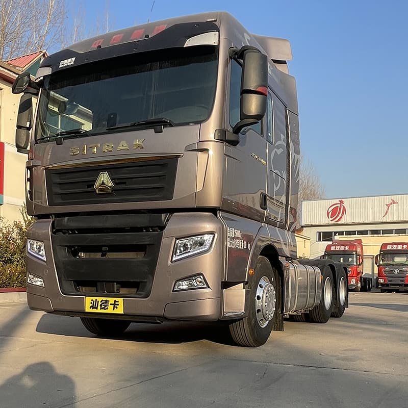 Sinotruk Shandeka tractor head sell used 10-wheel heavy truck 420 horsepower cargo transport head