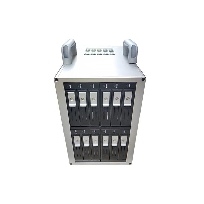 FlyComp Master L1000-TB12 Desktop Thunderbolt Direct-Attached DAS Storage with Distributed Disk Array