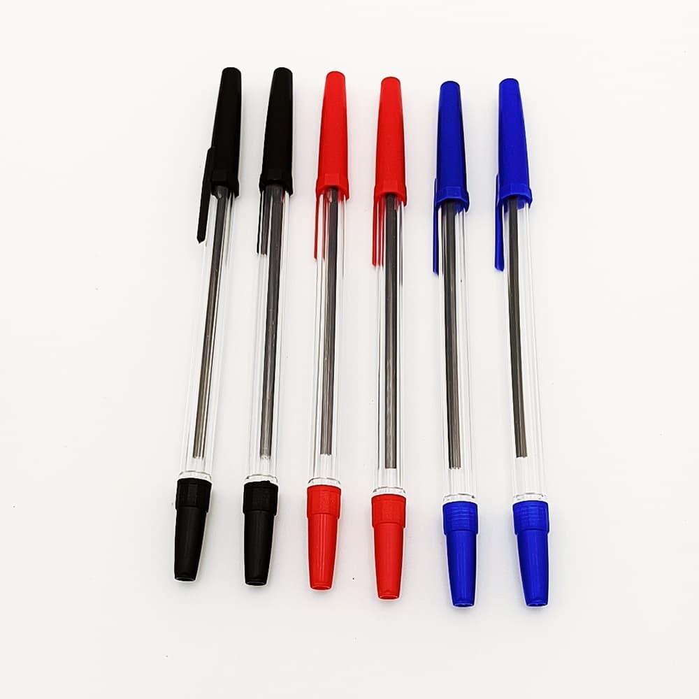 583 Ballpoint Pen 1.0mm Bullet Tip Oil Pen Office Stationery Hotel Stick Pen Black Red Blue In Stock Wholesale