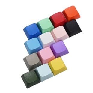 XDA Frosted 9.3mm Height PBT Cross Stem 1.7mm Thickness Multi-Color Mechanical Keyboard Keycaps