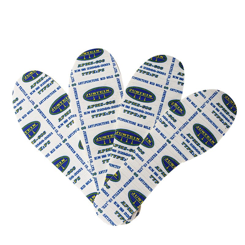Manufacturer direct supply Kevlar anti-puncture midsole fabric, cut and puncture-resistant shoe materials
