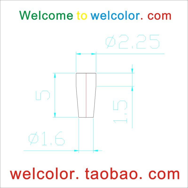 1.5, 1.7, 2.25, 3.27, 3.31 mm high-quality micro-hole silicone soft sealing plugs, straight plungers
