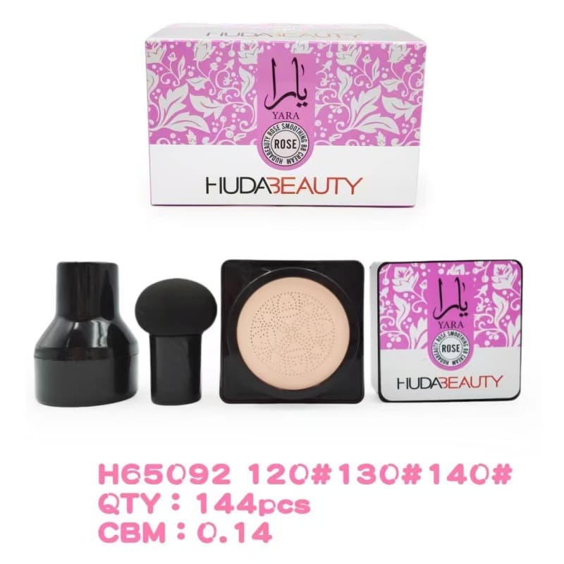 HUDA Beauty Long-Lasting Cushion BB Cream Makeup Primer Lightweight Concealer Brightening Skin Natural Look