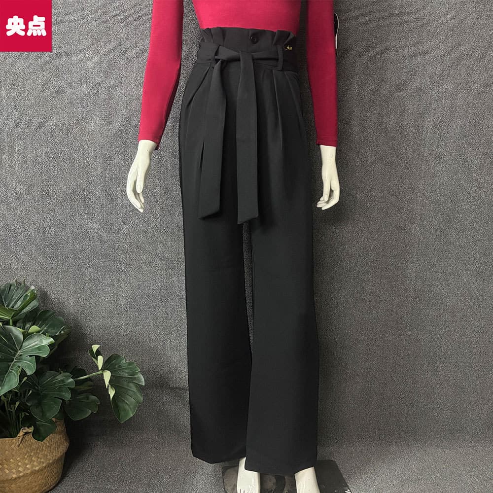 Latin Dance Tulip Pants, Modern Dance, Ballroom Dance, Performance, Square Dance, Straight-Leg Slimming Dance Practice Pants