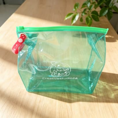 Transparent cosmetic bag customized portable storage bag airport item storage bag PVC film bag PVC cosmetic bag