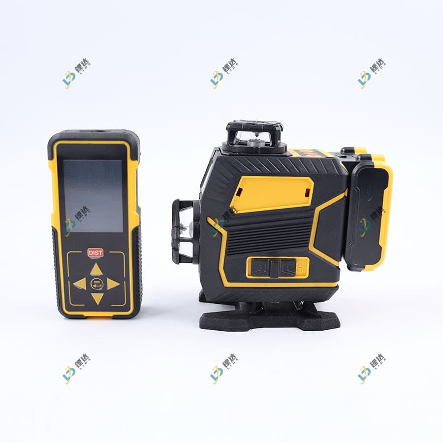 16-Line Level 4D Floor Leveler Auto Self-Leveling Wall Leveler Slanted Line Distance Measurer Laser High Precision