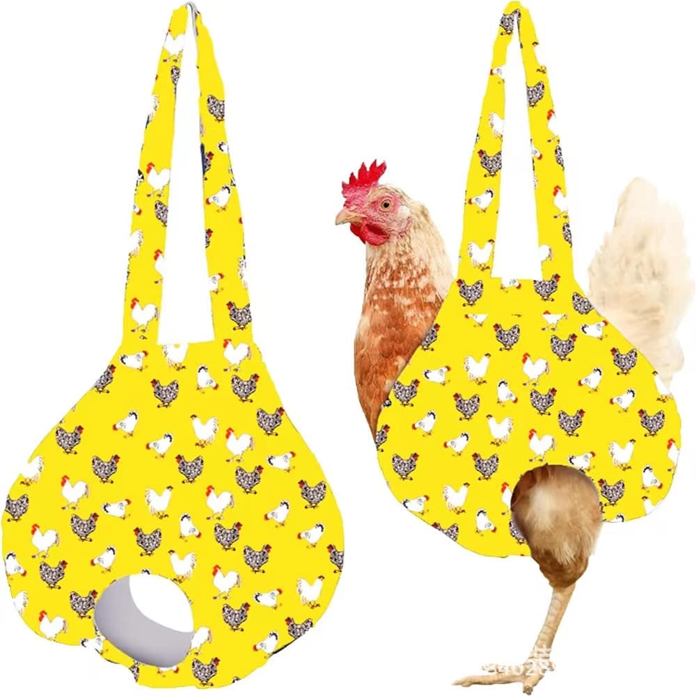 Pet Chicken Travel Bag Canvas Handheld Game Bag Duck Capture Bag Portable Coarse Chicken Travel Pouch for Domestic Fowl