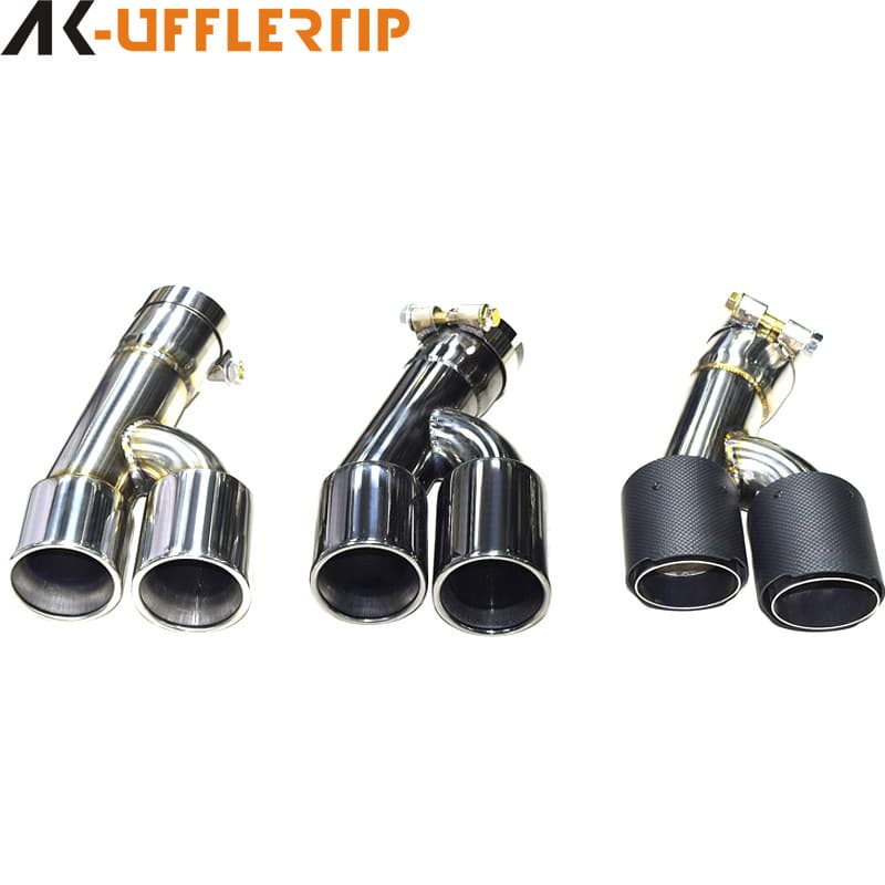 Suitable for BMW 3 Series 320li318i316 exhaust pipe tail throat modification 328 single side double outlet tail mouth F30F35