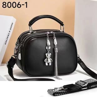 Factory Direct Cross-Border Bag New Fashion Versatile Women's Bag Black Trendy Small Square Bag Handheld Shoulder Crossbody Bag Wholesale