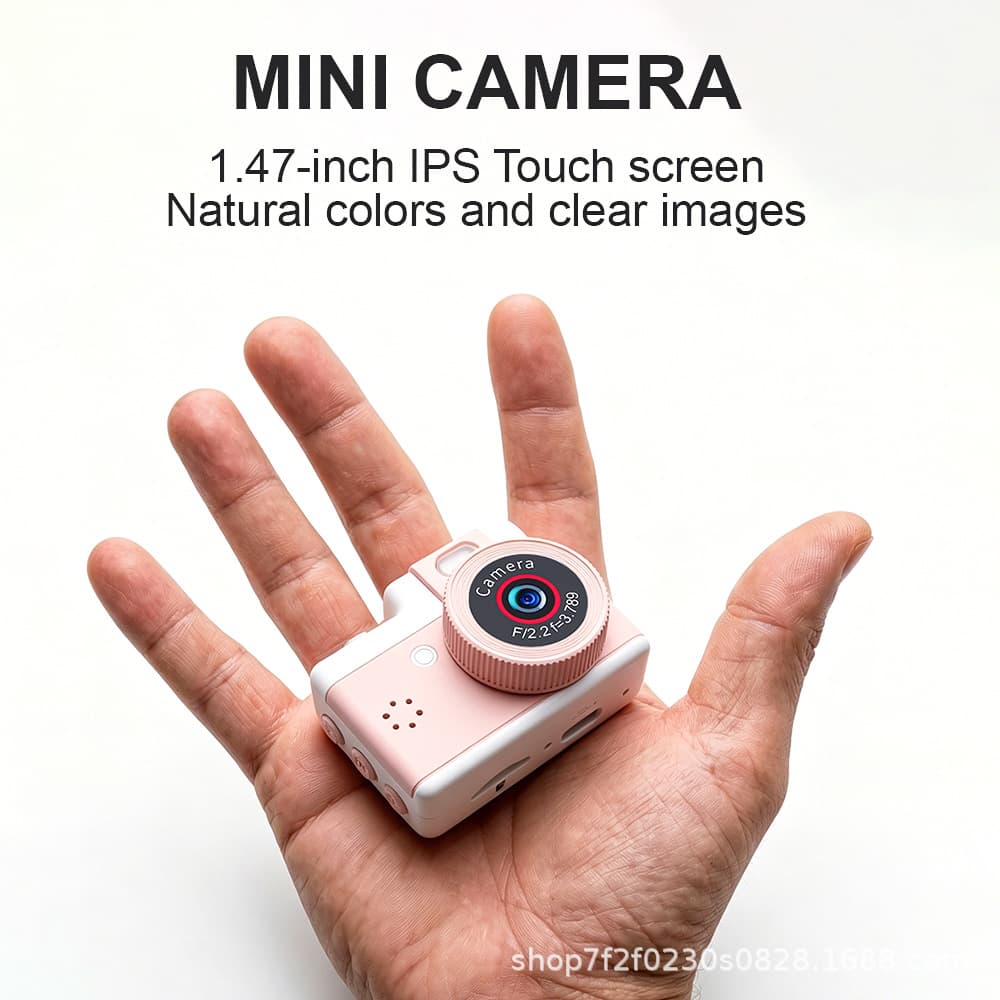 Mini Camera Student Campus Digital Small Camera Retro CCD HD Portable Thumb Camera Gift